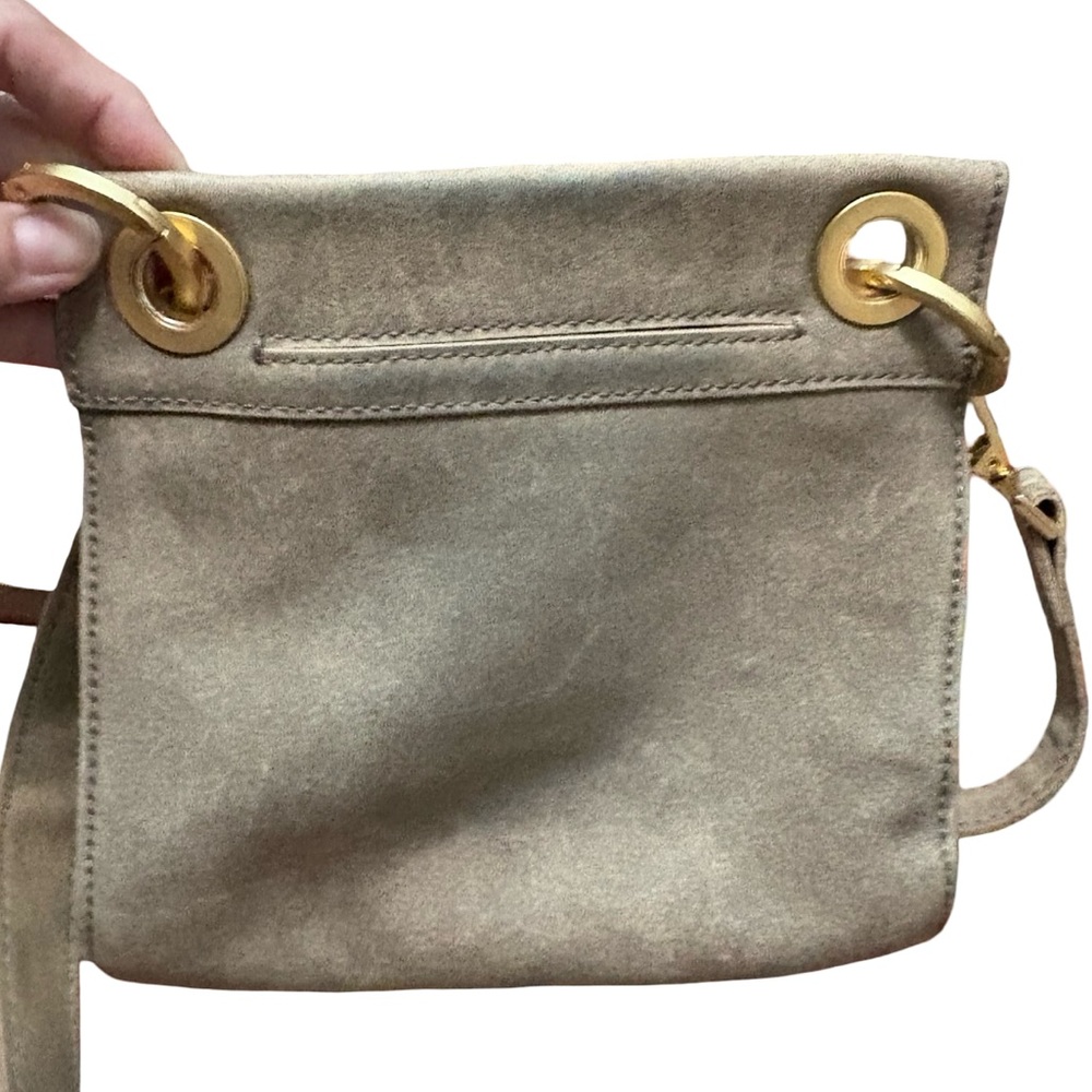 Hammitt Tony Small Pewter/Brushed Gold Red Zip - Picture 14 of 15